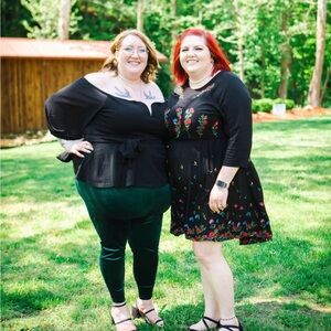 Torrid Emerald Green Velvet Leggings, 4X